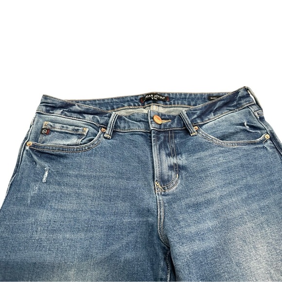 Flared Blue Denim Jeans - Picture 2 of 12